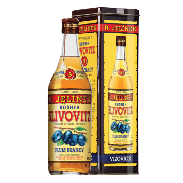 Jelinek Slivovica Kosher zlatá 50%